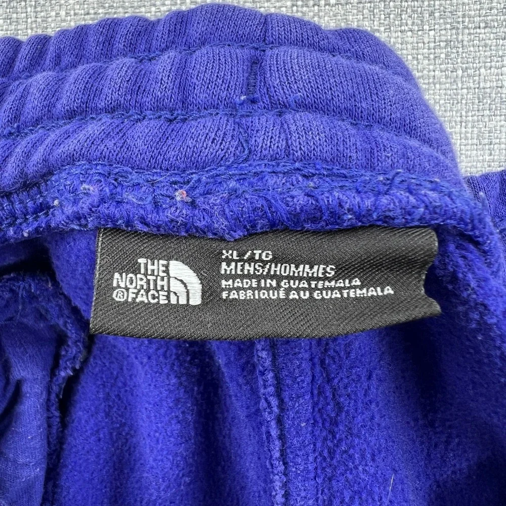 The North Face Box NSE Jogger Sweatpants Men XL Blue Logo Fleece Activewear Gorp